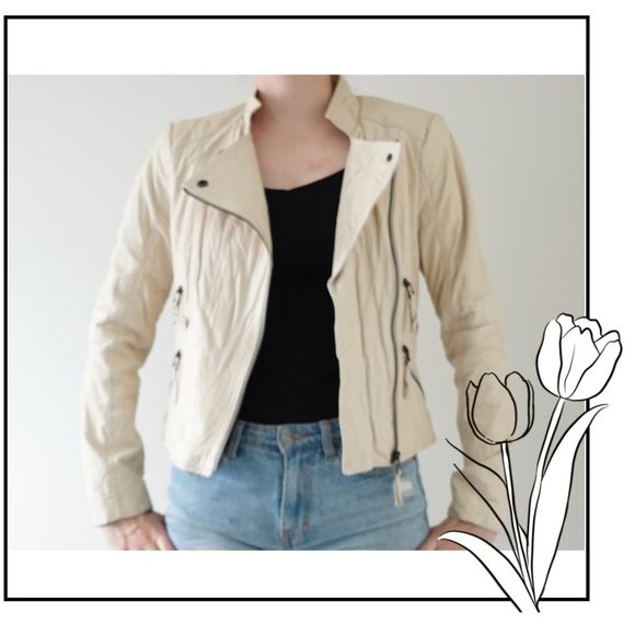 just jeans leather jacket